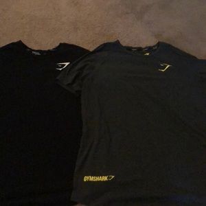 2 Men’s Gymshark Short Sleeved Shirts Large